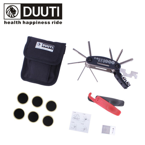 DUUTI 迪尤途 自行车组合工具 免胶水补胎维修工具骑行修理套装