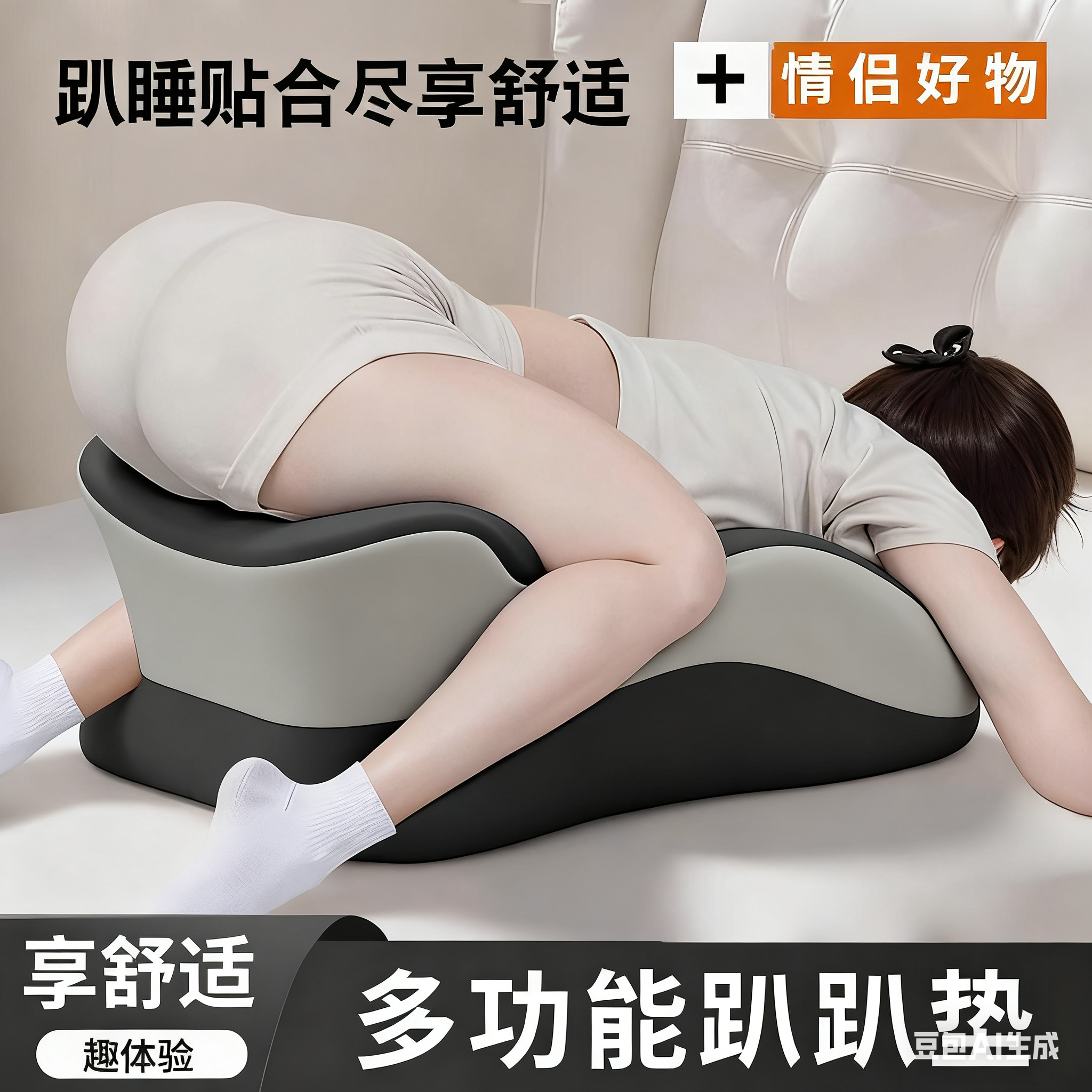 夫妻趴睡枕房事省力神器体位垫趴