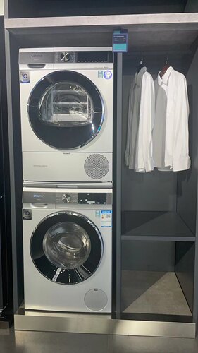 西门子家电WB45UM080W+WT45UMD80W滚筒洗衣机干衣机套装
