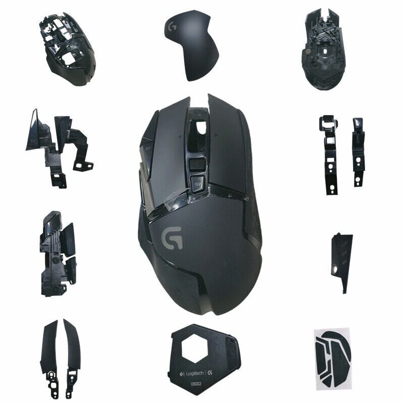 罗技G502 G502 HERO有线鼠标外壳底壳侧键电池盖鼠标维