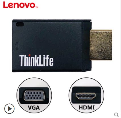 ThinkPadHDMI转VGA转接头联想