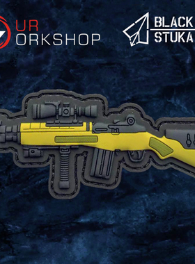 【醉喵】正品OurWorkshop Q版武器臂章SOCOM M1APVC士气章魔术贴