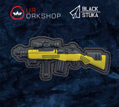 Q版武器SOCOMM1APVC魔术贴士气章