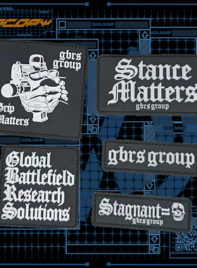 【醉喵】OurWorkshop GBRS group 5款复刻PVC魔术贴一套章