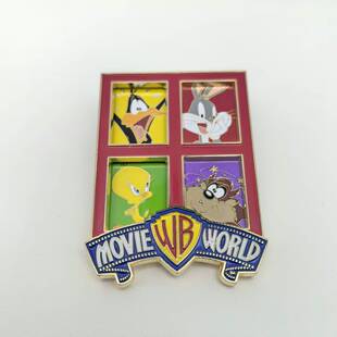 华纳电影世界Z经典的好玩的徽章 华纳大家庭兔八哥 傻大猫 崔迪章