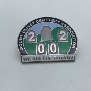 2002年盐湖城冬奥会徽章 奥利弗山庄公墓协会 蓝色贝雷帽-警察