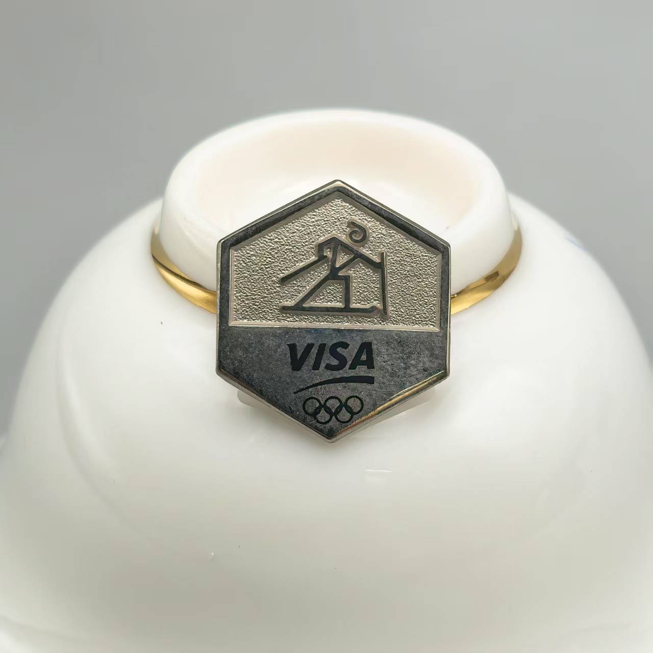 盐湖城冬季奥运会徽章冰球 花样滑冰 美国冰雪协会徽章 环卫车章