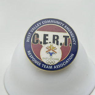 2002年盐湖城冬奥徽章 盐湖城吉祥物媒体雪橇车奥运神柱徽章