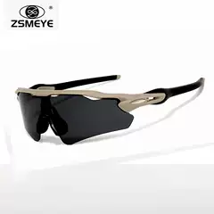 Zsmey Men's and Women's Cycling and Running Sunglasses, Color-Changing Anti-Uv Glasses, Mountaineering Outdoor Sports Windproof Sunglasses