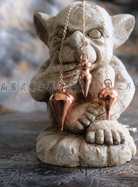 蒲扇吉普赛海外定制金属实心灵摆