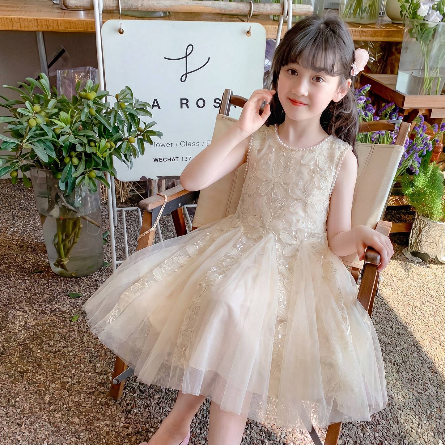 2026新款女童连衣裙夏季新款公主裙绝美夏款儿童礼服高级感连衣裙