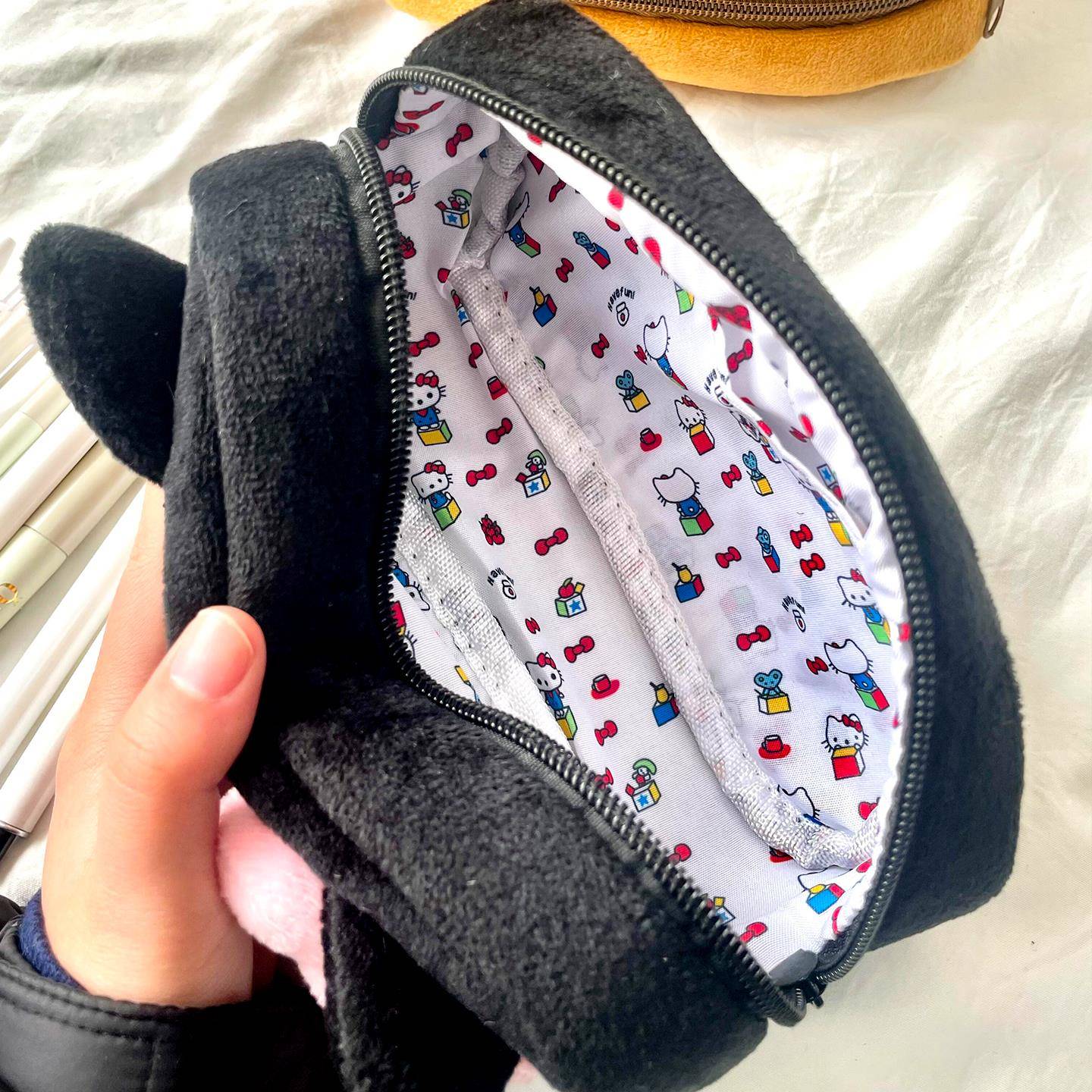 helloKitty笔袋高颜值ins风女文具袋小众初高中学生收纳包化妆包