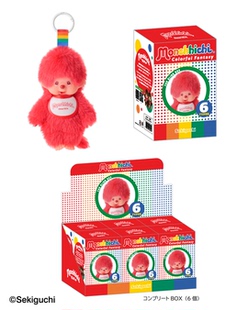 新品monchhichi蒙奇奇日本正版马卡龙色Colorful Fantasy盲盒挂件