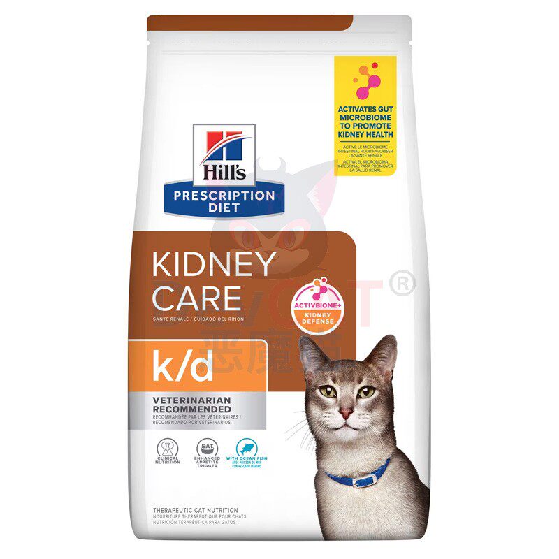 恶魔猫希尔思希尔斯kd猫粮肾脏护理猫粮