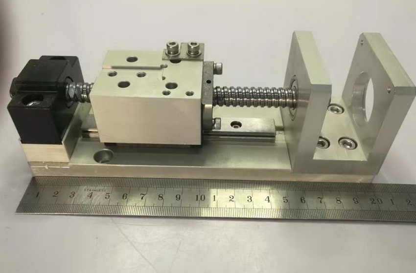 CNC雕刻机用的滑台套件行程59.7mm，1204丝杆加 15mm滑道组件