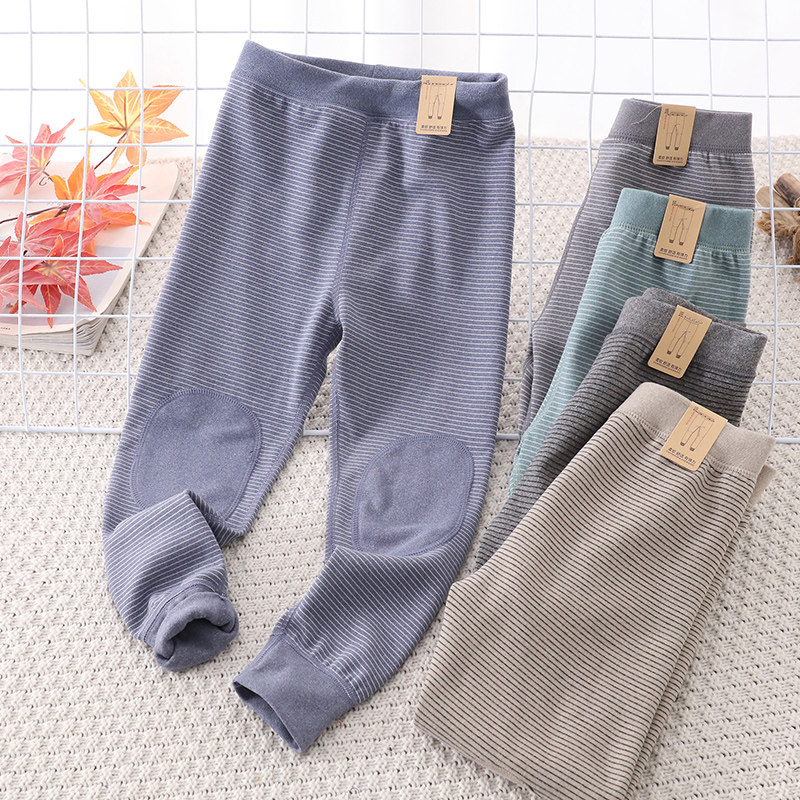 儿童装条纹德绒保暖裤男女童自发热护膝无骨打底秋裤衬裤秋冬款新,童装/婴儿装/亲子装,保暖裤,淘宝优惠券,粉丝福利购,淘宝优惠卷