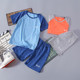 儿童男童女童装 夏新孩子宝 两件套装 速干衣快干T恤短袖 短裤
