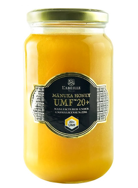 特快日本L'abeille 新西兰毛利族原始森林麦卢卡蜂蜜UMF20+15+10+