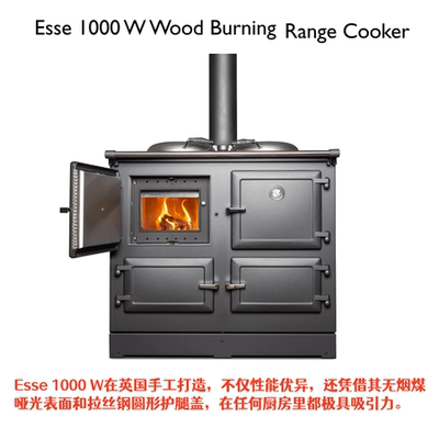 英国ESSE1000W柴火壁炉烤箱
