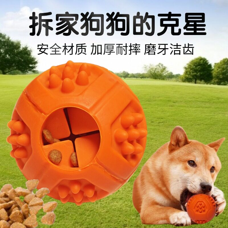 狗狗咬不坏的玩具磨牙耐咬漏食图片