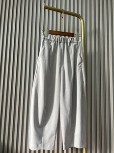 羊毛木鱼八分裤 进口面料休闲裤