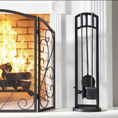 铁艺落地简约壁炉工具架铲子扫把木柴钩子亚马逊壁炉用工具新品