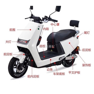 适用于小刀金太子立马乐奇金箭天猫牛N1电动车外壳新蕾绿佳星火赛