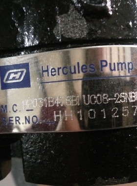 海克力斯HP031B478BIUC08-25NBUC08-1XX油泵Hercules Pump Co.Ltd