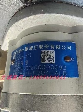 合肥长源液压齿轮泵泵 CBWH-F304-ALB  ALBL齿轮油泵 叉车油泵