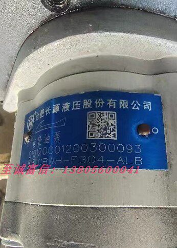 合肥长源液压齿轮泵泵 CBWH-F304-ALB  ALBL齿轮油泵 叉车油泵