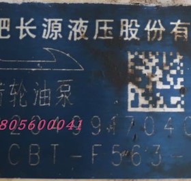 合肥长源液压泵 CBT-F563-BTHL 环卫车液压油泵 后进后出油HCHC泵