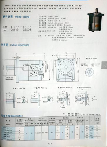 皖液液压马达CMW-F206-CLPS