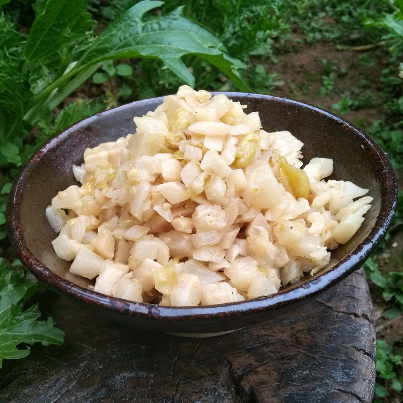 柴火丫头野山椒酸萝卜泡菜下饭菜