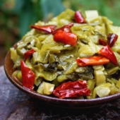 干辣子炒酸菜 四川泡菜咸菜 农家小厨招牌下饭菜孕妇开胃菜酸辣脆