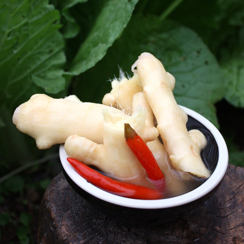 鲜泡手撕嫩姜芽泡姜仔姜四川泡菜开胃下饭菜酸菜泡椒厨房调味料_虎窝淘