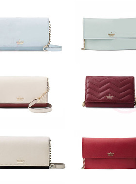 现货Kate Spade凯特丝蓓ks翻盖手包链条斜挎包钱包轻便小巧迷你KS