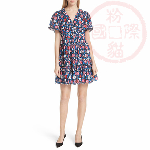 衬衣裙中裙公主裙蕾丝花边全棉高腰KS Spade凯特丝蓓短袖 秒杀 Kate