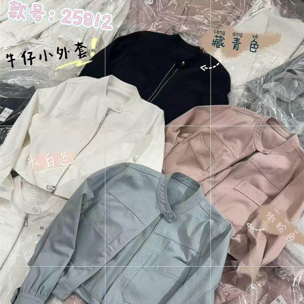 韩版复古外套女拉链开衫棒球服女2026春季新款宽松小个子短款休闲