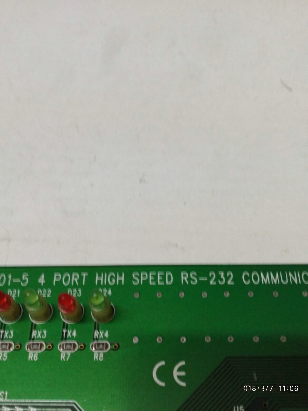 ADVANTECH PCL-849B ADVANTECH PCL849 REV:A1 데이터 수집 카드 4포트 고속 RS-232