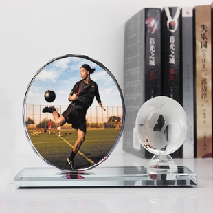 小罗周边水晶摆件大罗亨利克洛泽贝克汉姆周边人偶公仔足球纪念品