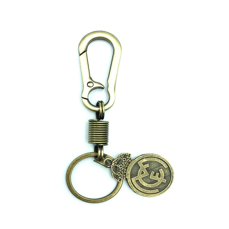 皇马周边青铜钥匙扣利物浦巴黎阿根廷西班牙葡萄牙球迷包包小挂件