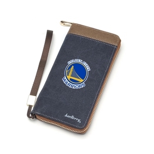 勇士周边篮球长款钱包手机包湖人雄鹿科比库里詹姆斯字母哥手抓包