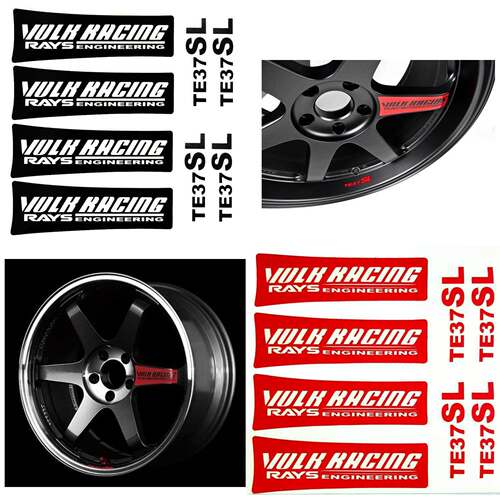 RAYs  VOLK Racing TE37SL改装轮毂贴17-19寸适用汽车轮毂贴纸