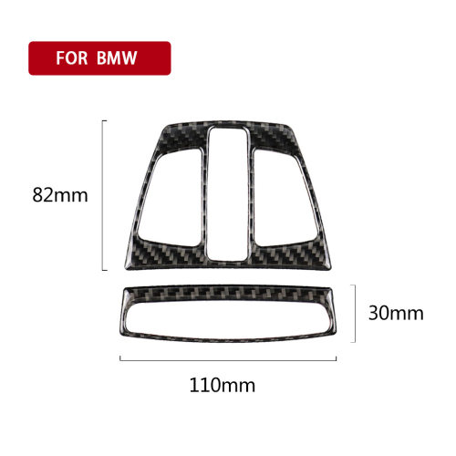 适用宝马新3系1系X5X6X1F30F34阅读灯框室内车顶灯盖板罩碳纤维贴
