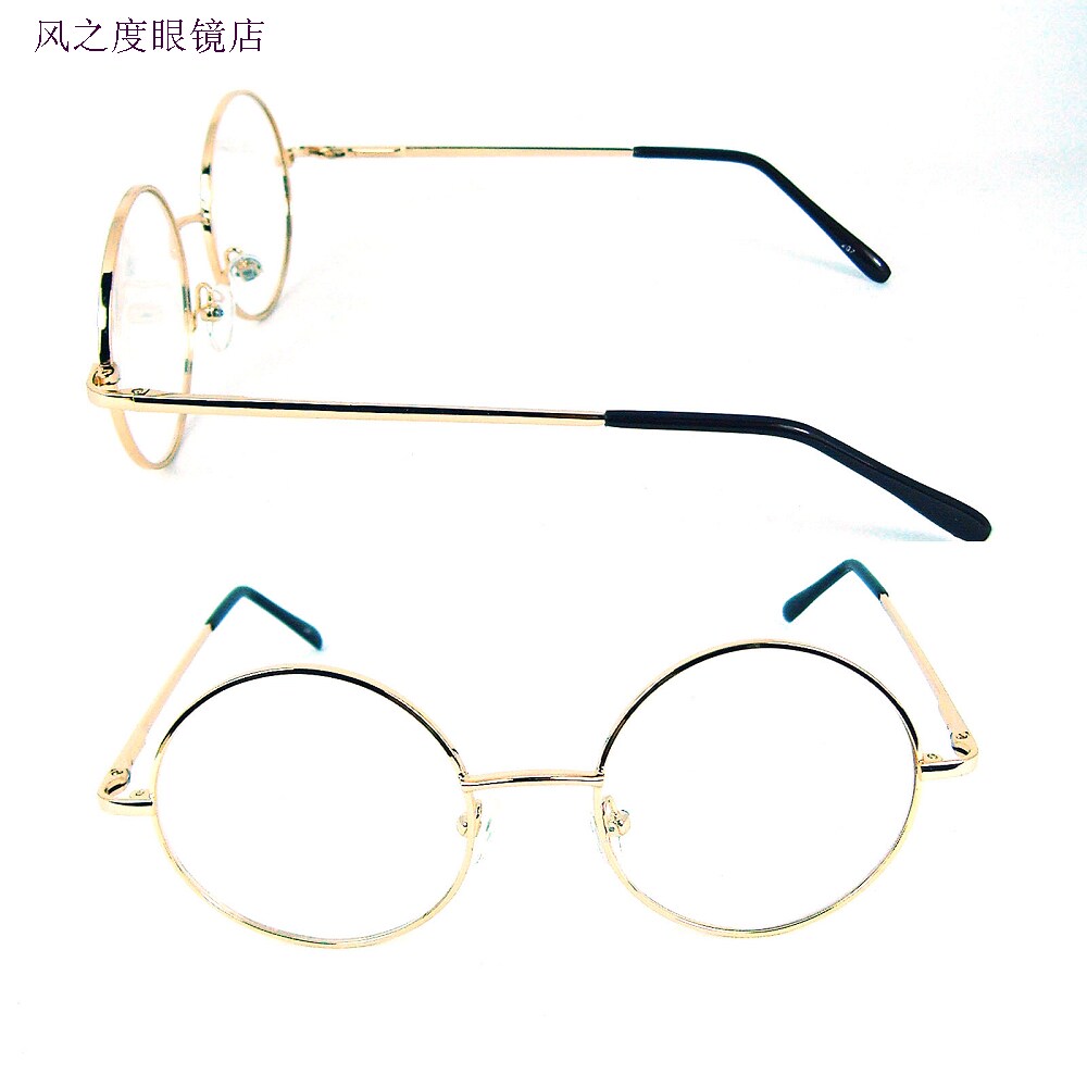 合金弹簧腿复古眼镜框架
