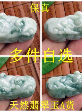 自选如意貔貅大吊坠21216玉琳阁翡翠实物拍图缅甸玉天然A货翡翠