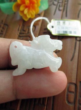 保真立体生肖马小吊坠73481玉琳阁 实物拍图缅甸玉天然A货翡翠玉