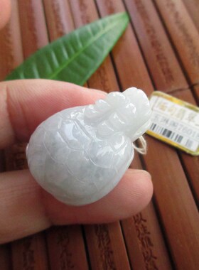 保真 立体款龙龟 龙头龟吊坠76018实物拍图 缅甸玉天然A货翡翠玉