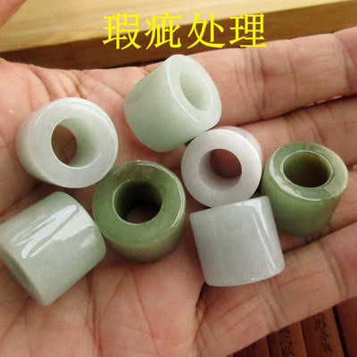 瑕疵处理21245路路通吊坠缅甸玉天然A货翡翠玉 转运珠大桶珠