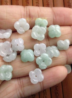 保真小桂花迷你坠子缅甸玉天然A货翡翠玉21475-1可手链配件H20